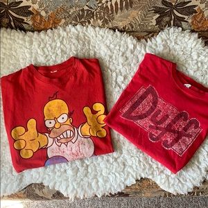 The Simpson’s vintage tees